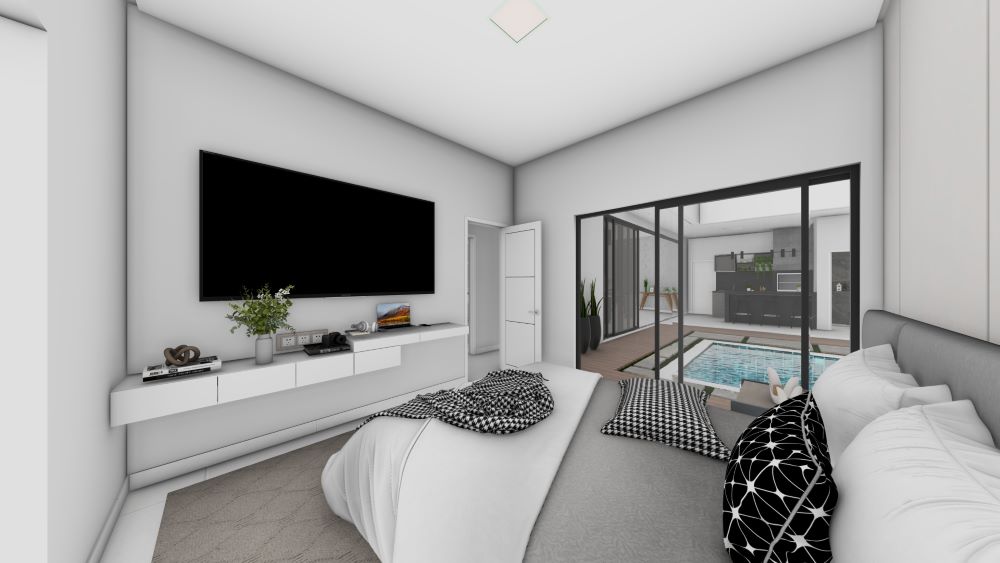 Projeto em Terreno de 10x30 Metros com Três Quartos 
