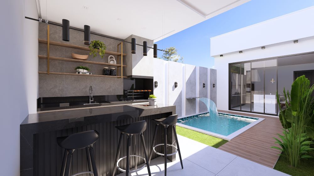 Planta de Casa em Terreno 10x20 Metros 