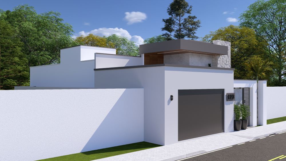 Planta de Casa em Terreno 10x20 Metros 