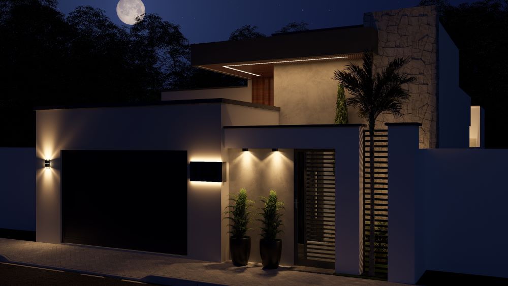 Planta de Casa em Terreno 10x20 Metros 