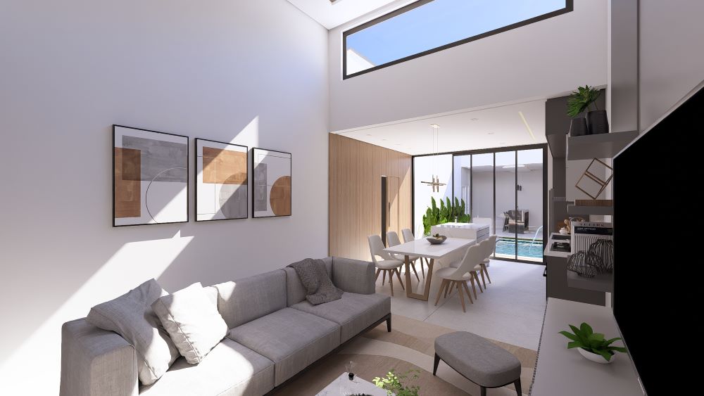 Planta de Casa em Terreno 10x20 Metros 