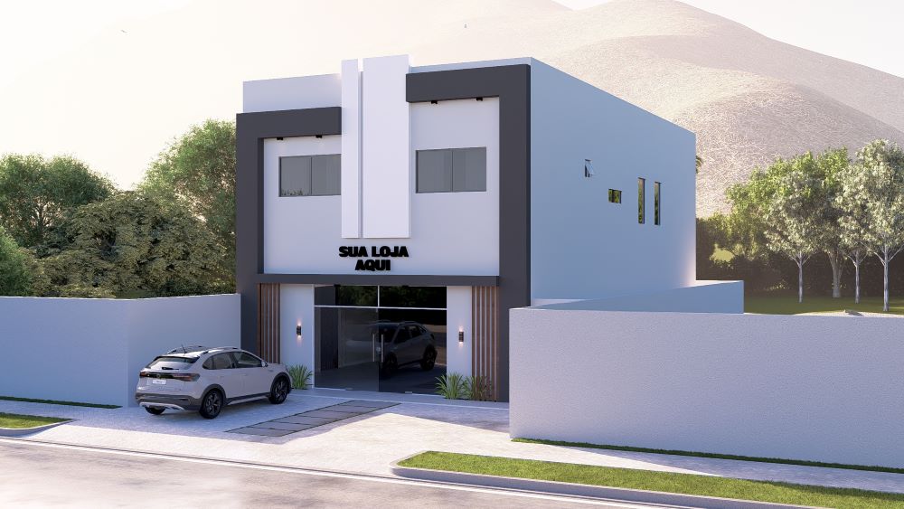 Projeto de Sobrado 10x25 com Kitnets e Ponto Comercial