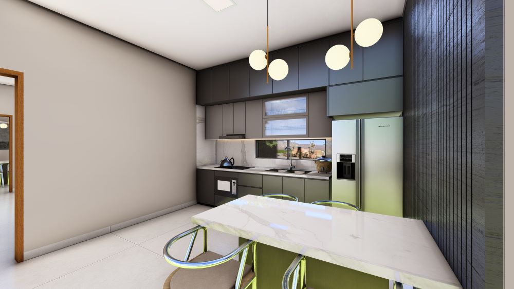 Projeto de Sobrado 10x25 com Kitnets e Ponto Comercial