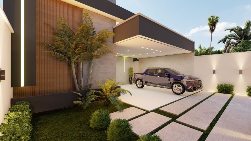 Planta de Casa Terreno 10x30 metros