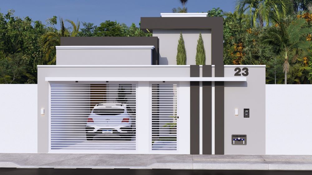 Planta de casa 7,5x25 metros