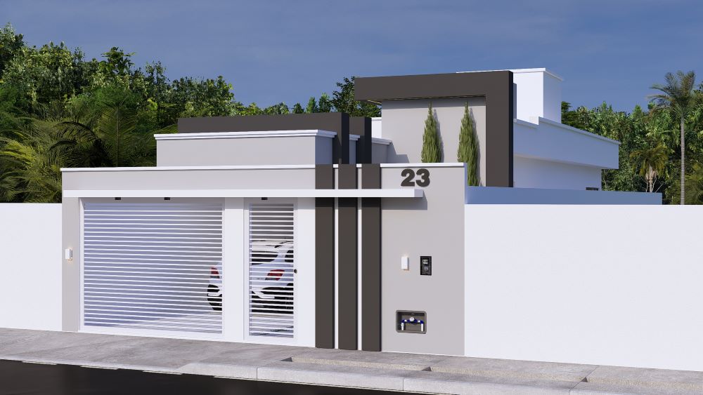 Planta de casa 7,5x25 metros