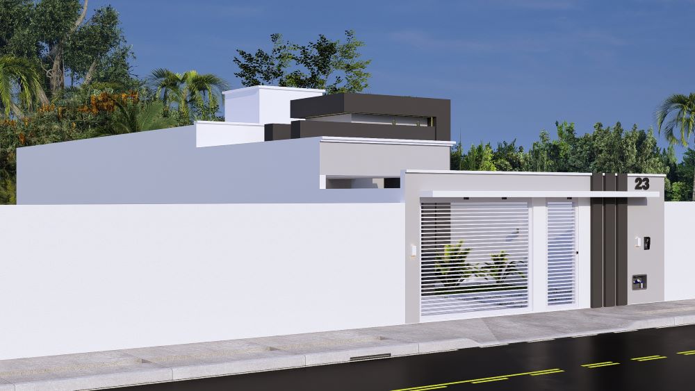 Planta de casa 7,5x25 metros