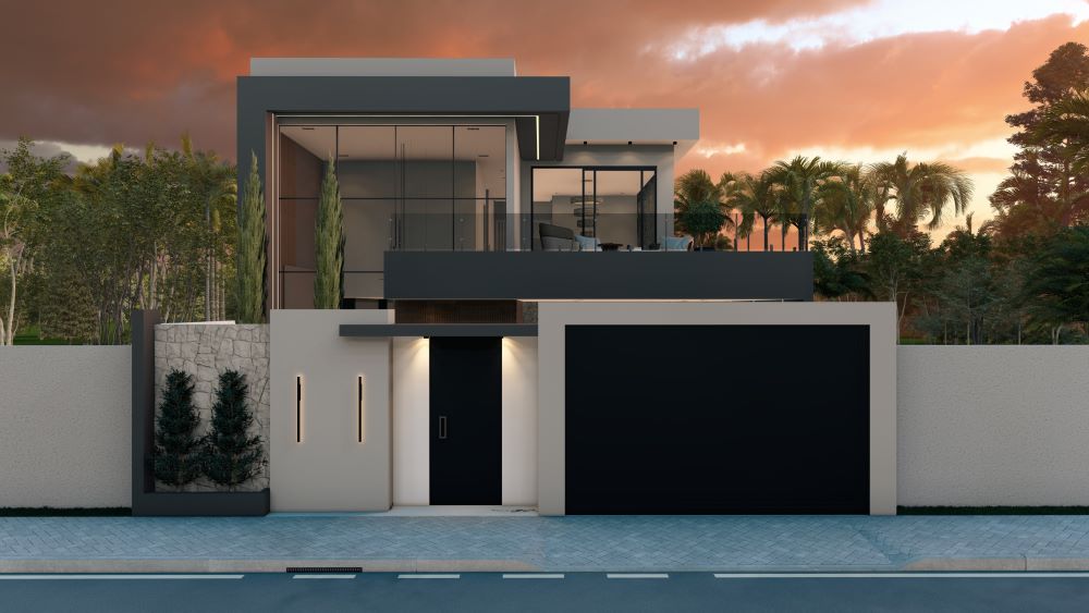 Projeto de casa de andar sobrado 10x20 metros 