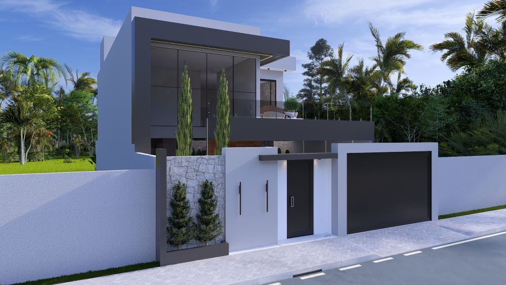 Projeto de casa de andar sobrado 10x20 metros 