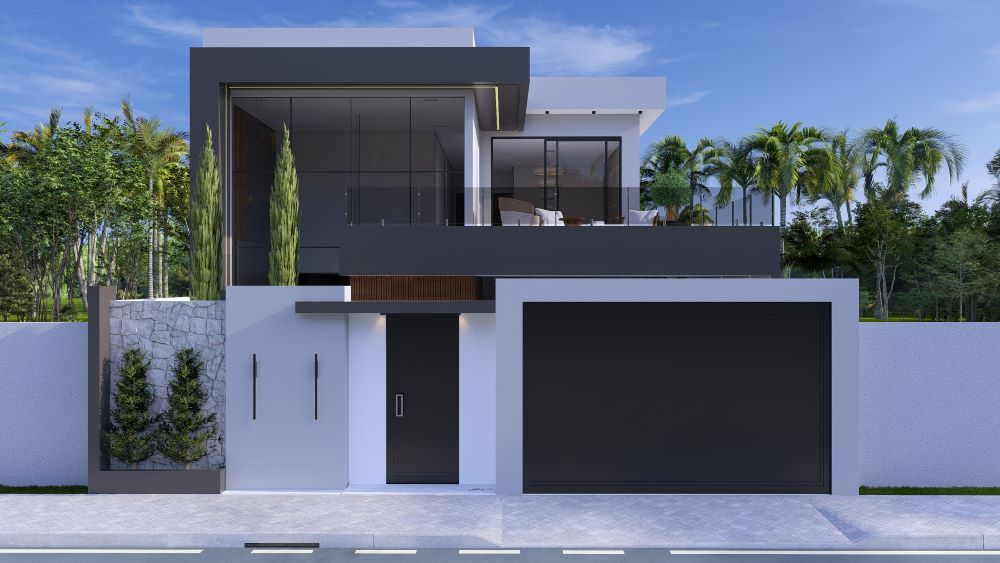 Projeto de casa de andar sobrado 10x20 metros 