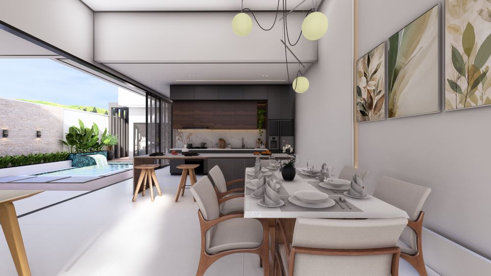 Planta de casa em Terreno 10x25 metros 